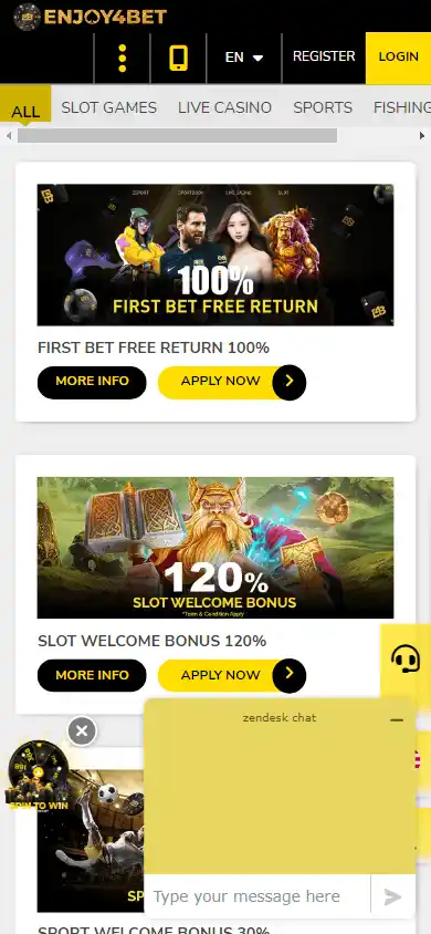 Enjoy4bet Casino MY screenshot 5