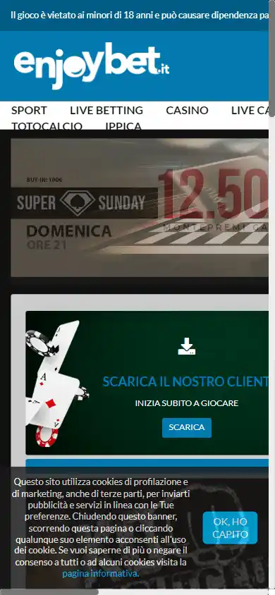 Enjoybet.it Casino screenshot 2