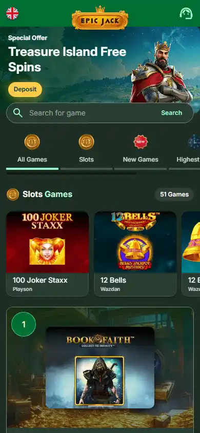 Epic Jack Casino screenshot 3