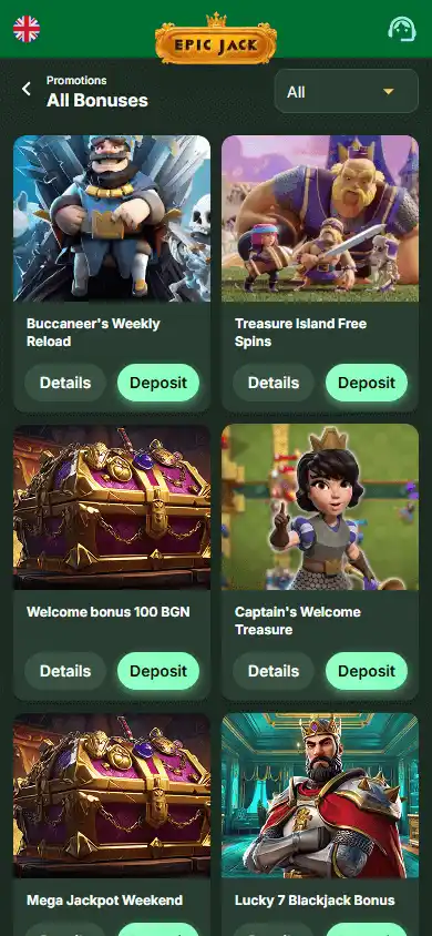 Epic Jack Casino screenshot 4