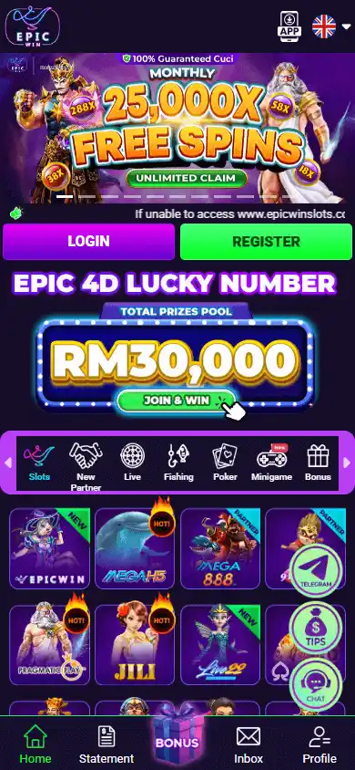 Epic Win Casino screenshot 4