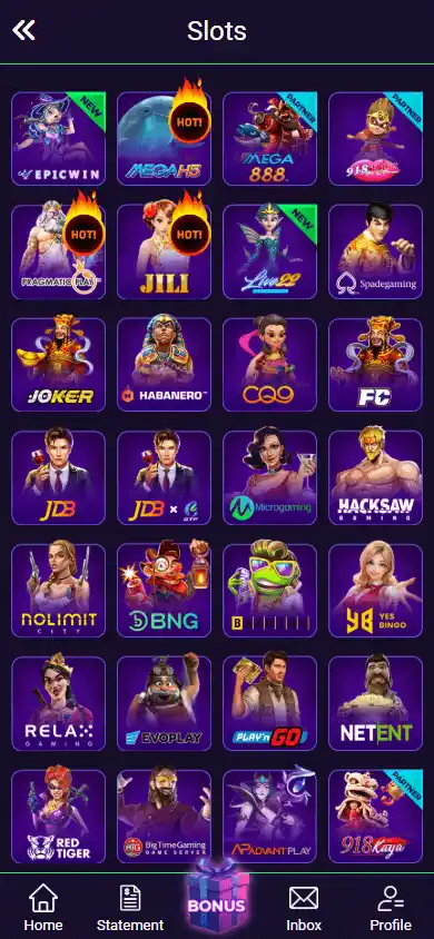 Epic Win Casino screenshot 5