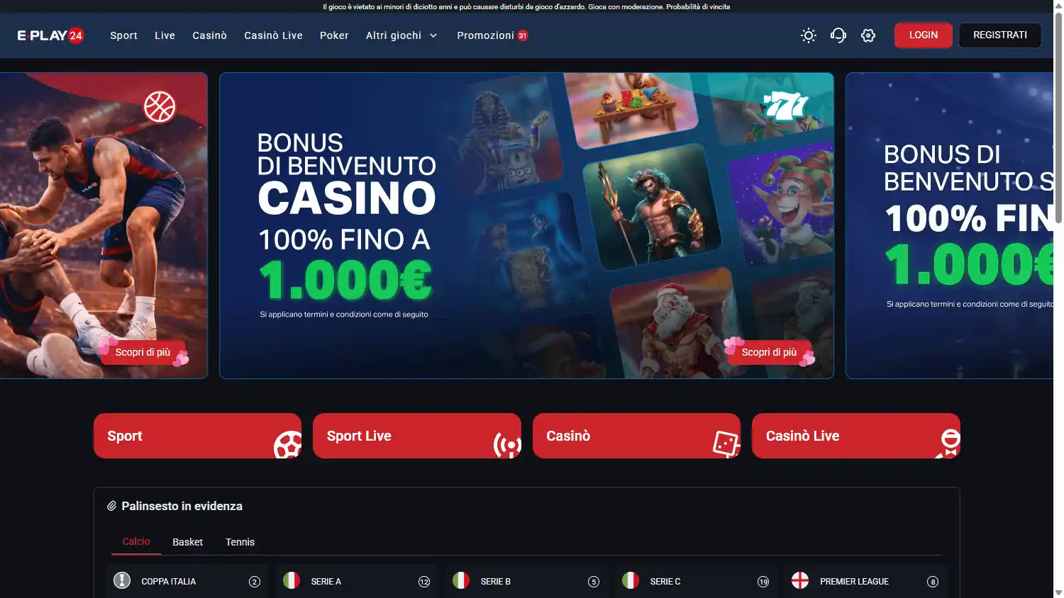 EPlay24 Casino screenshot 1