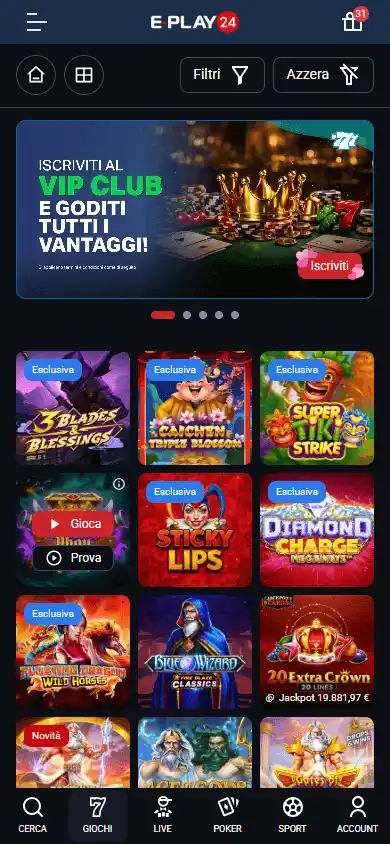 EPlay24 Casino screenshot 5