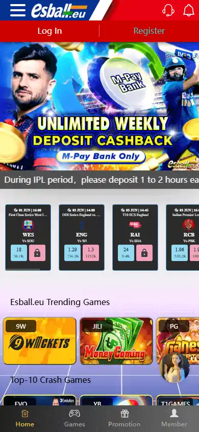 Esball Casino screenshot 4