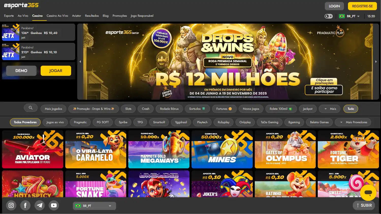 Esporte365 Casino screenshot 1