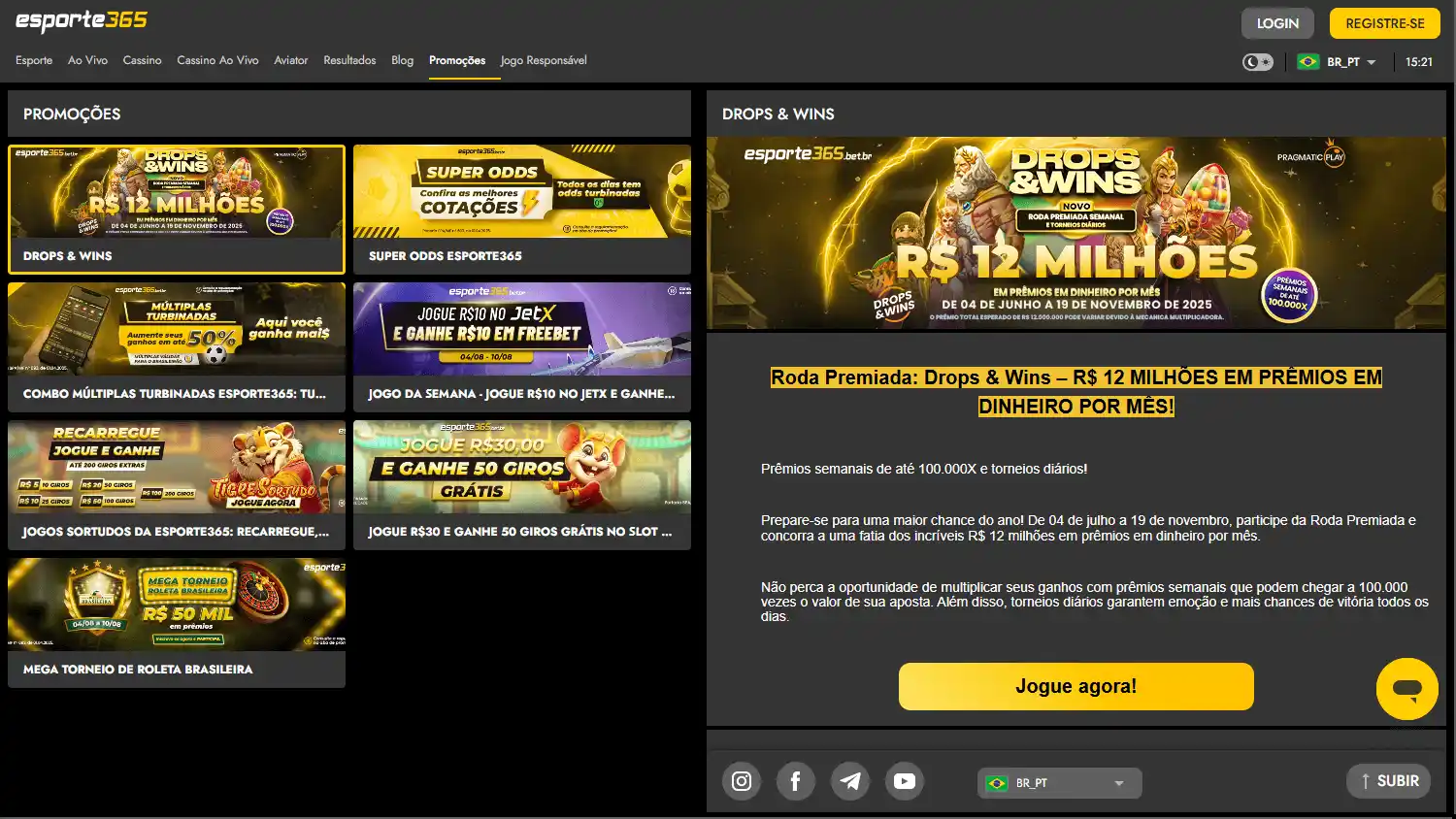 Esporte365 Casino screenshot 2