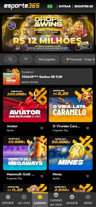Esporte365 Casino screenshot 3