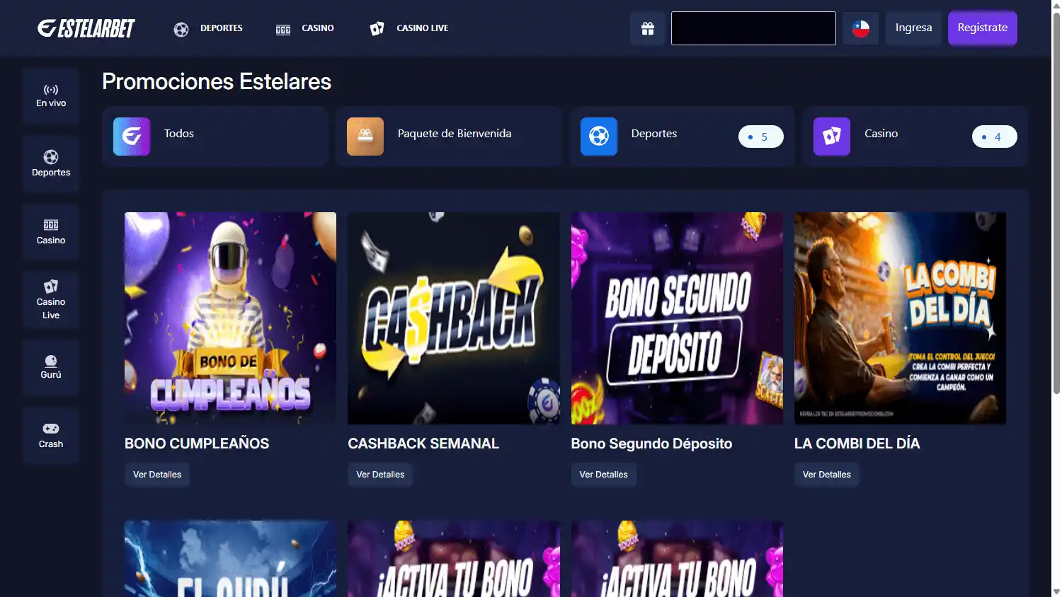 Estelarbet Casino screenshot 3