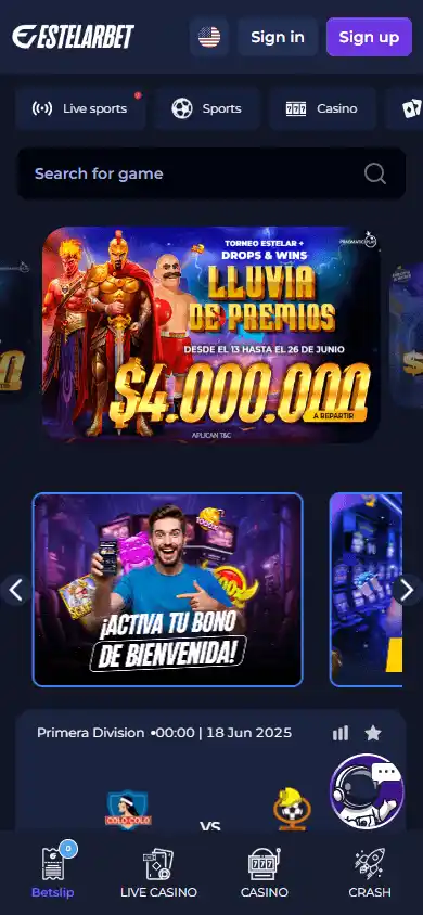 Estelarbet Casino screenshot 4
