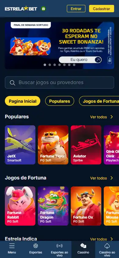 EstrelaBet Casino screenshot 5