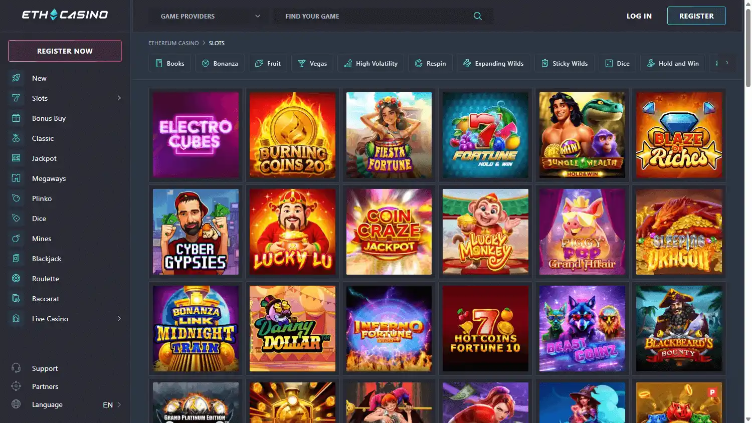 ETH Casino screenshot 2