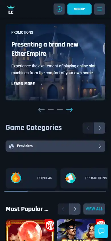 Ether Empire Casino screenshot 3