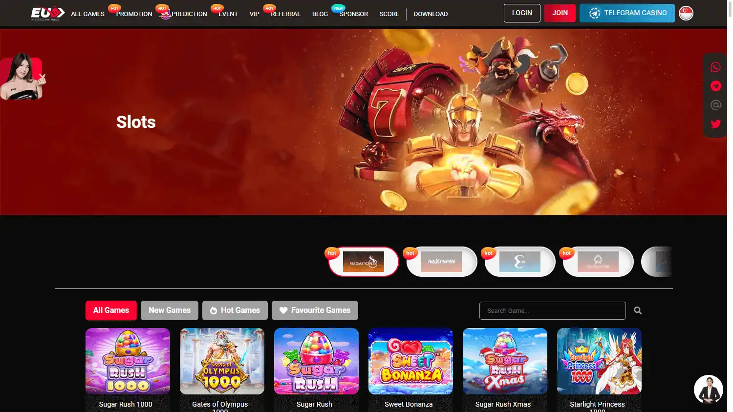 EU9 Casino screenshot 2