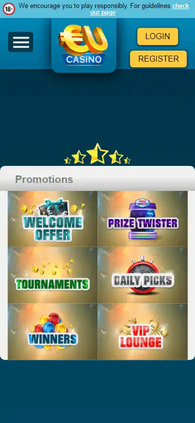 EUcasino DK screenshot 7