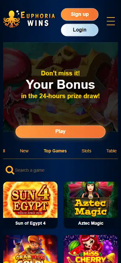 Euphoria Wins Casino screenshot 4