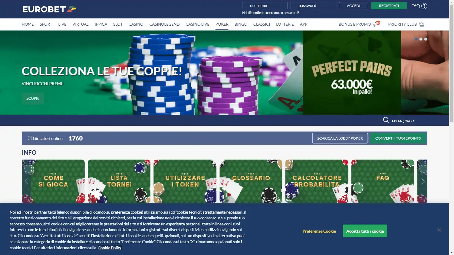 Eurobet.it Casino screenshot 2