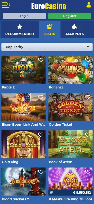 EuroCasino screenshot 5