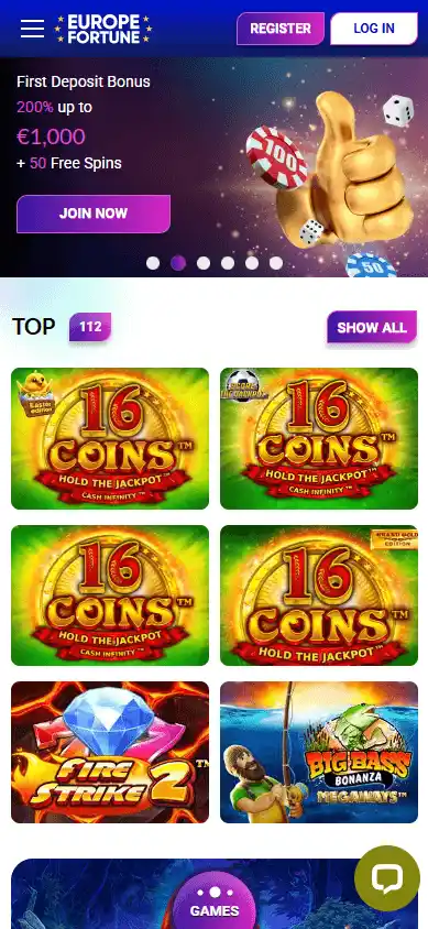 Europe Fortune Casino screenshot 3