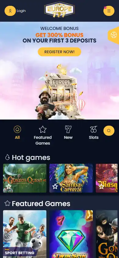 Europe777 Casino screenshot 4