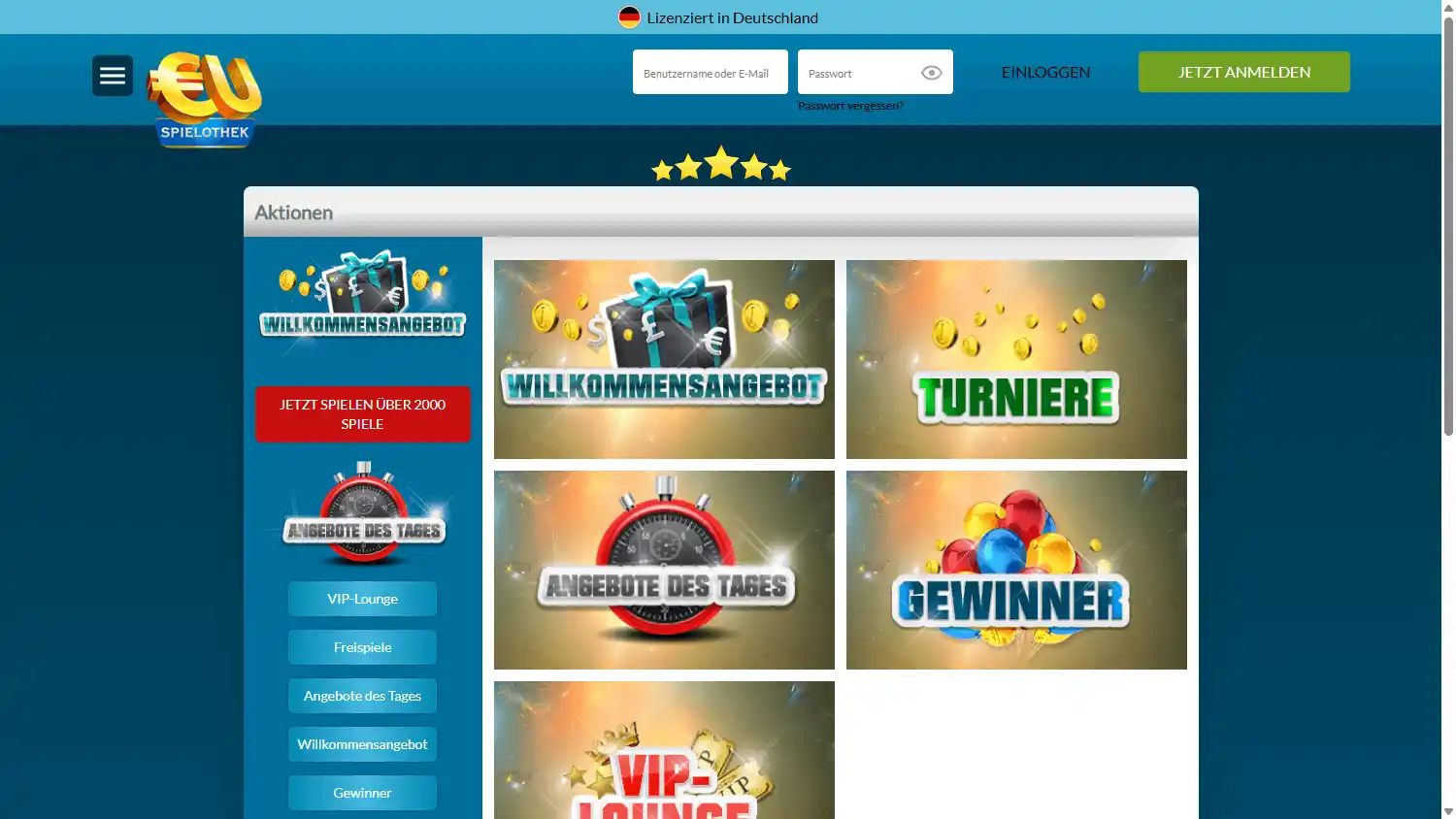 EUSpielothek Casino screenshot 3