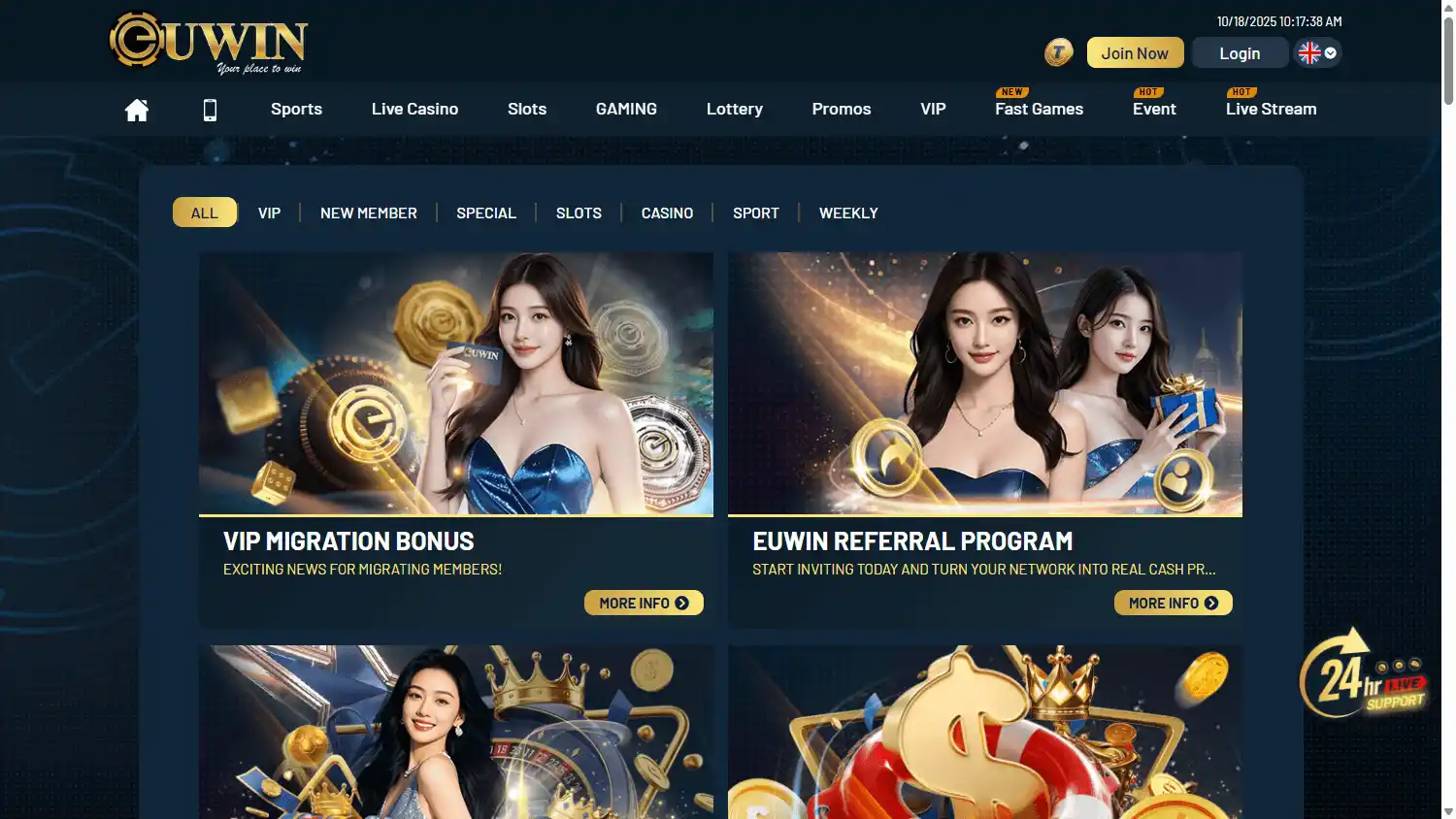 EUWIN Casino screenshot 3