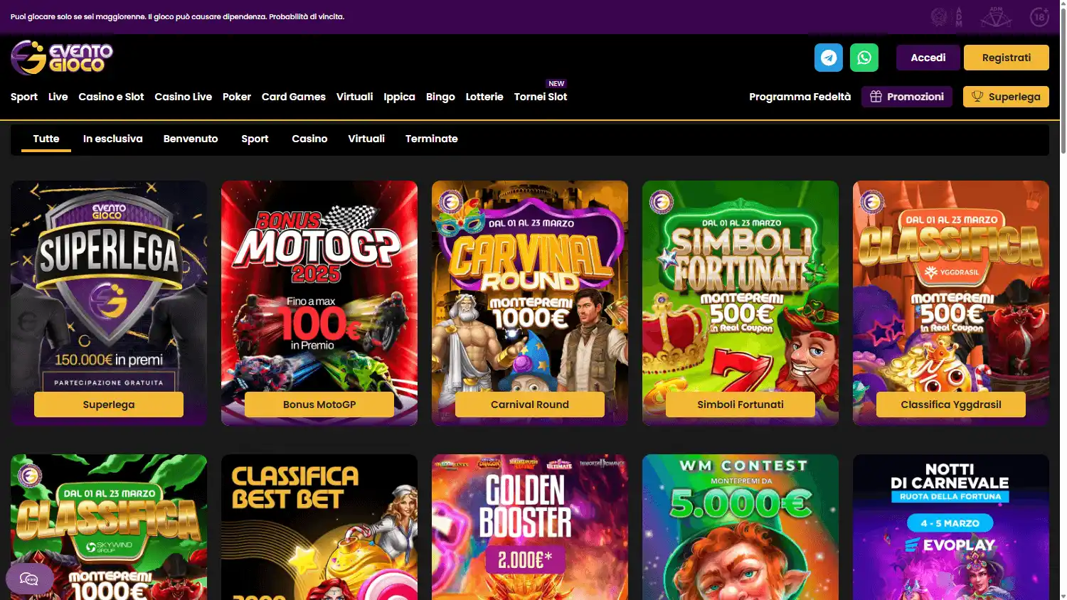 Eventogioco Casino screenshot 3