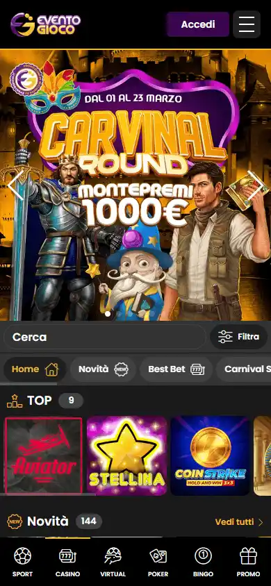Eventogioco Casino screenshot 5
