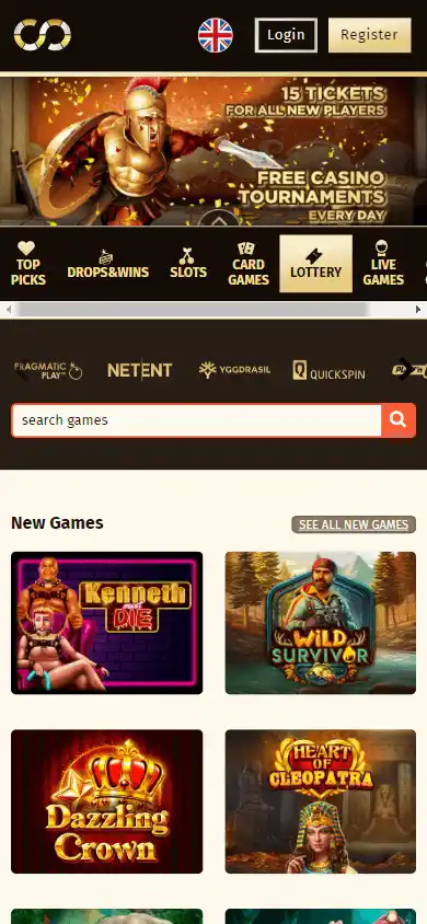 Everum Casino screenshot 2
