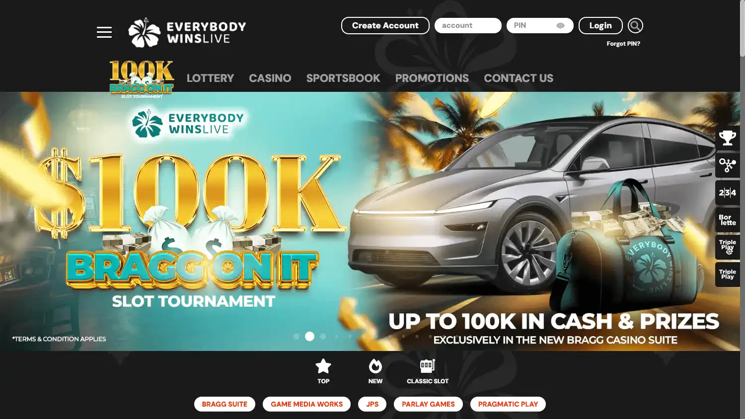 EverybodyWinsLive Casino screenshot 2