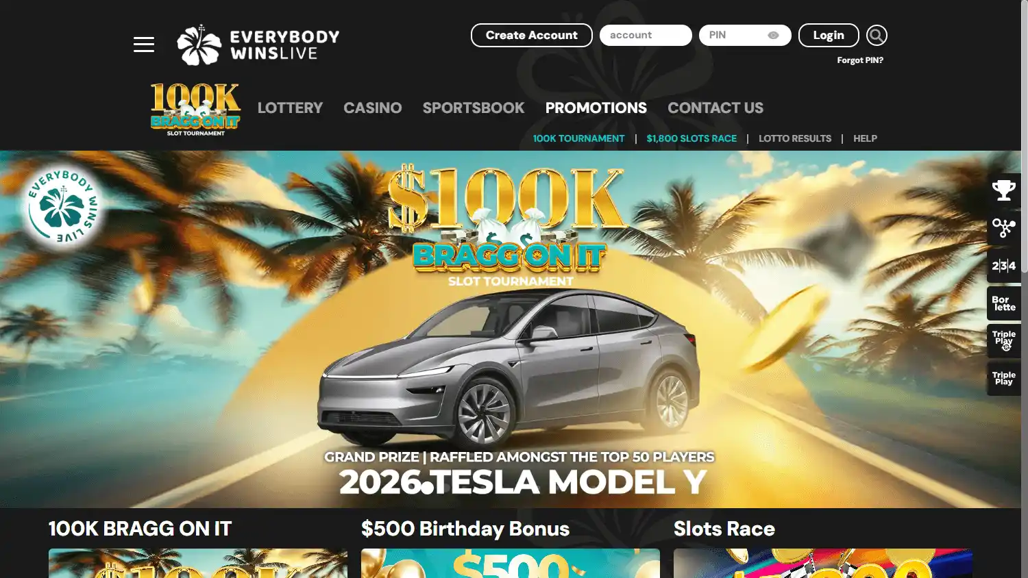 EverybodyWinsLive Casino screenshot 3