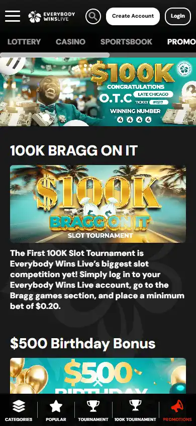 EverybodyWinsLive Casino screenshot 6