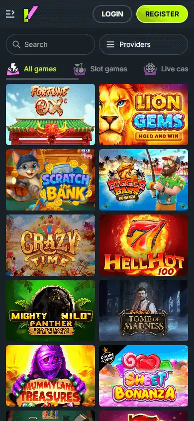 Evobet Casino screenshot 5