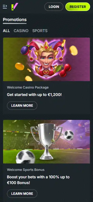 Evobet Casino screenshot 6