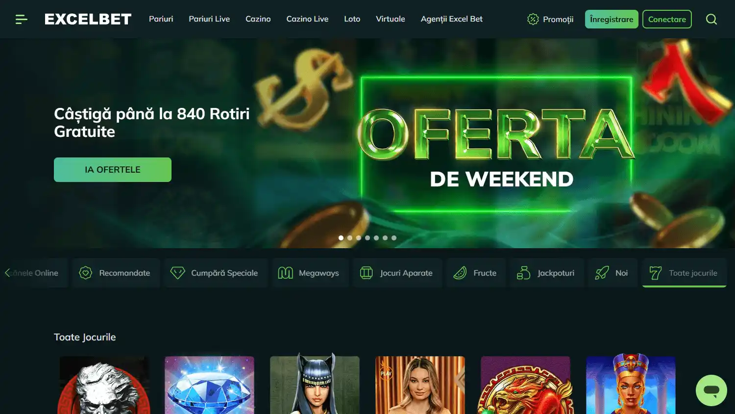 Excelbet Casino screenshot 1