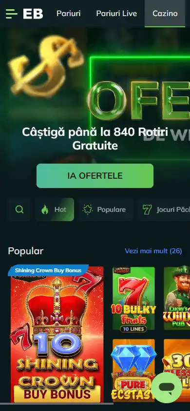 Excelbet Casino screenshot 3