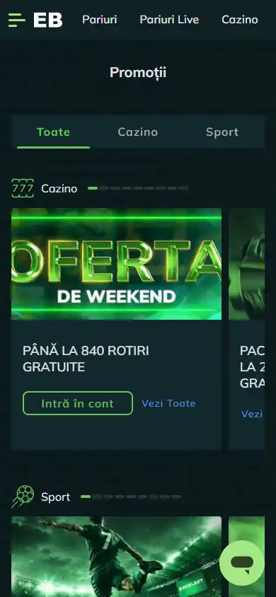 Excelbet Casino screenshot 4