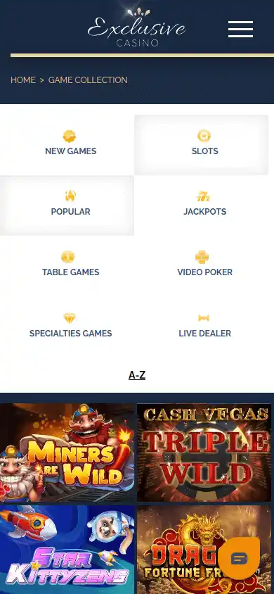 Exclusive Casino screenshot 5