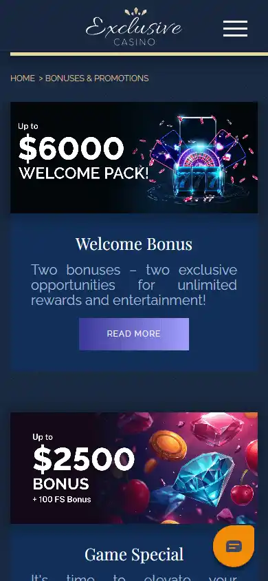 Exclusive Casino screenshot 6