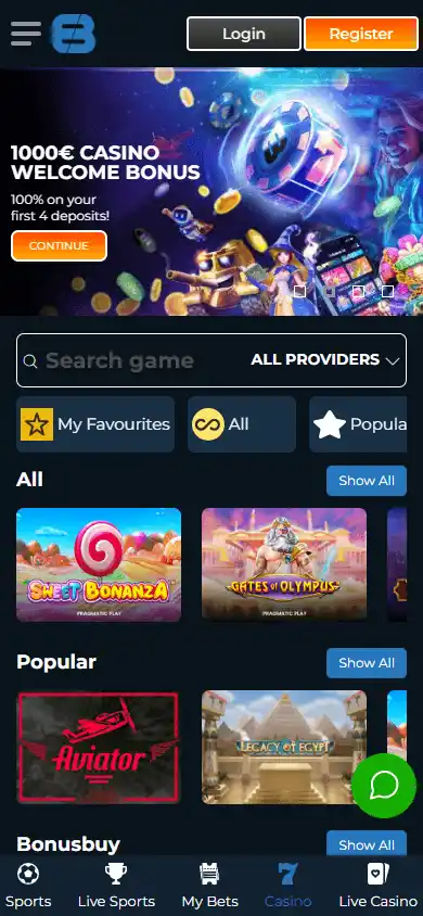 ExclusiveBet Casino screenshot 5