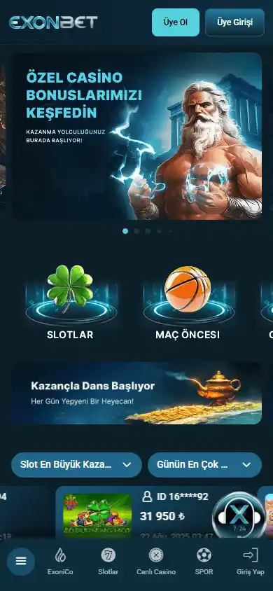 Exonbet Casino screenshot 4