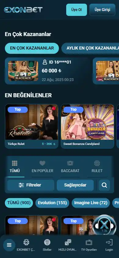 Exonbet Casino screenshot 5