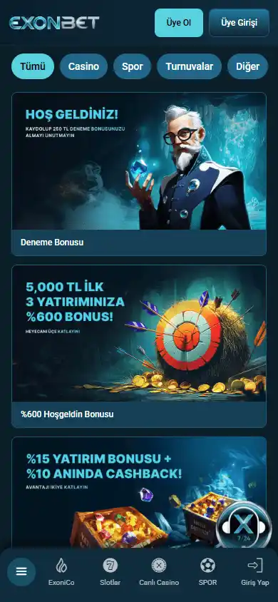 Exonbet Casino screenshot 6