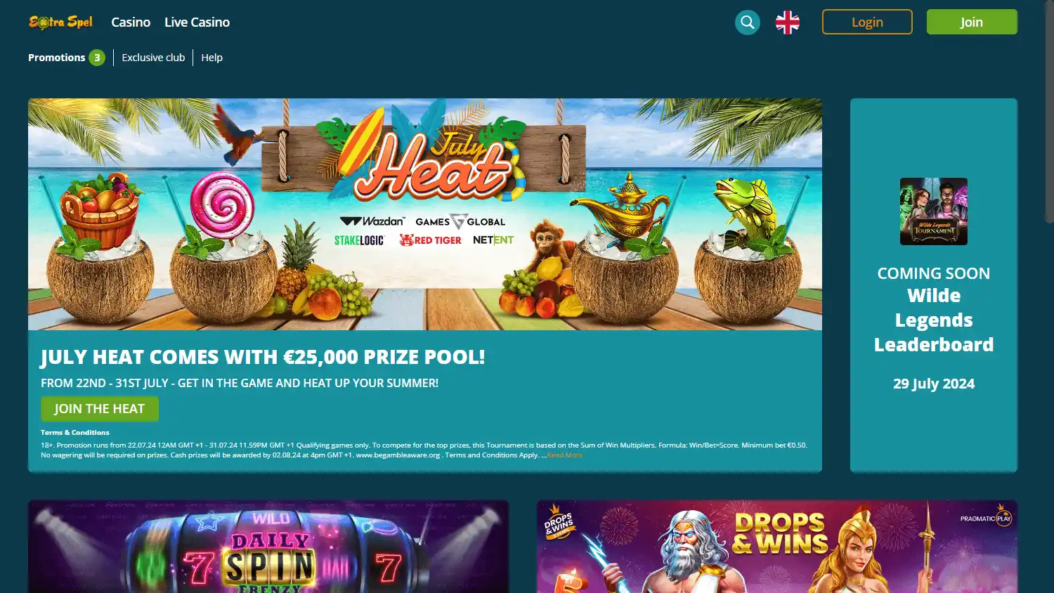 Extra Spel Casino screenshot 2