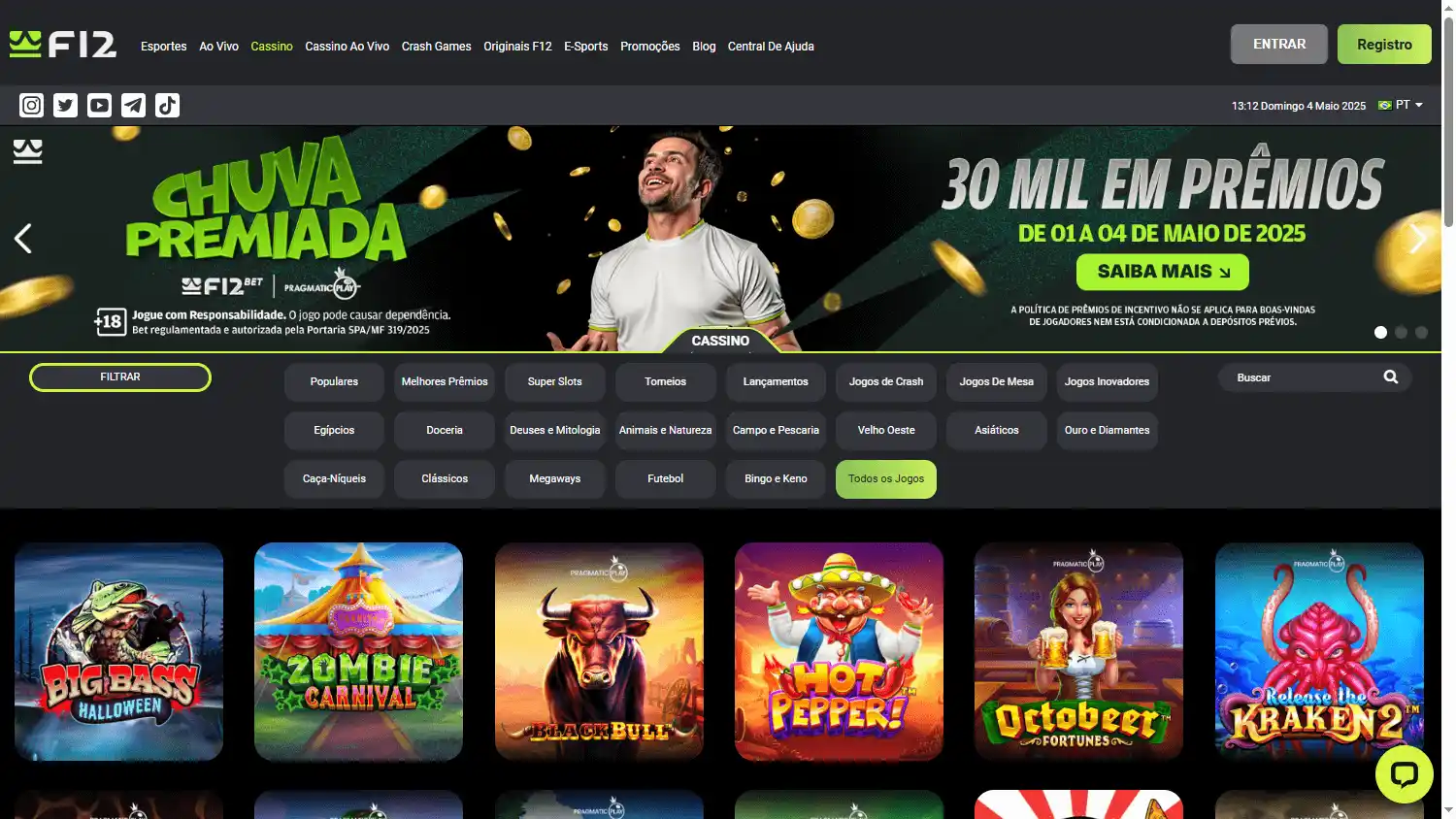 F12.bet Casino screenshot 2