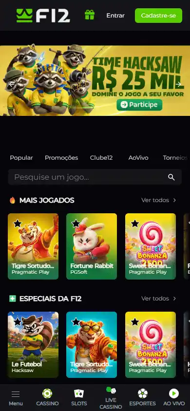 F12 Casino screenshot 4