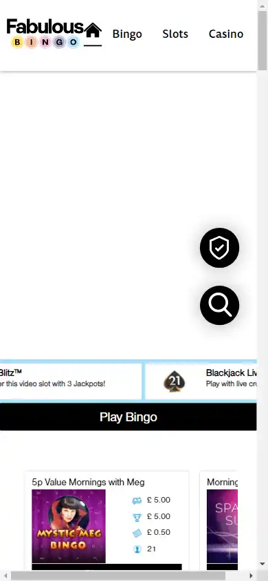 Fabulous Bingo Casino screenshot 3