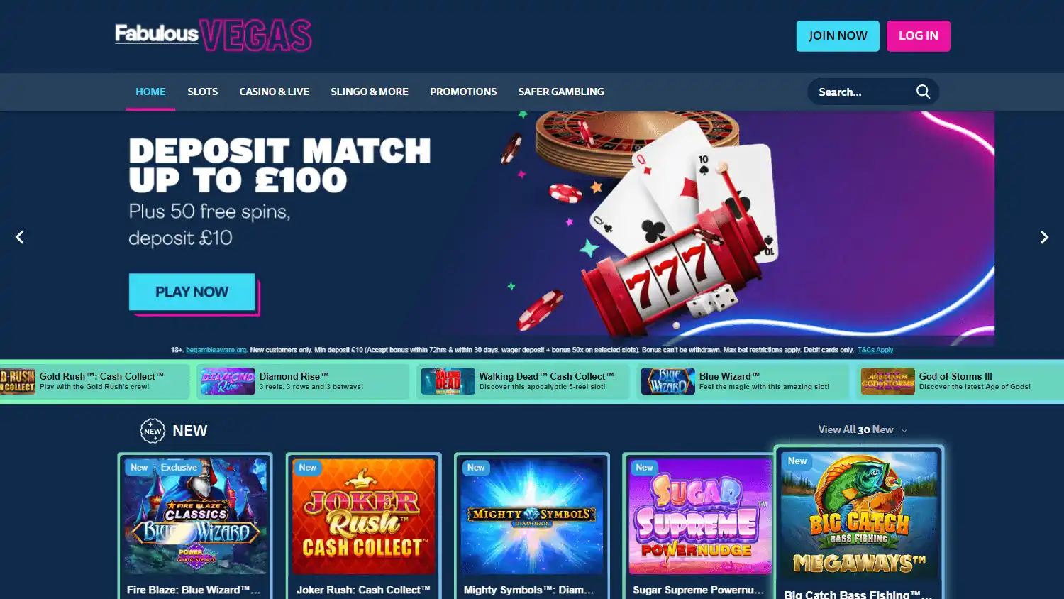 Fabulous Vegas Casino screenshot 1
