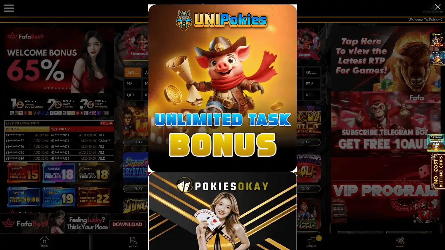 FafaBet9 Casino screenshot 1