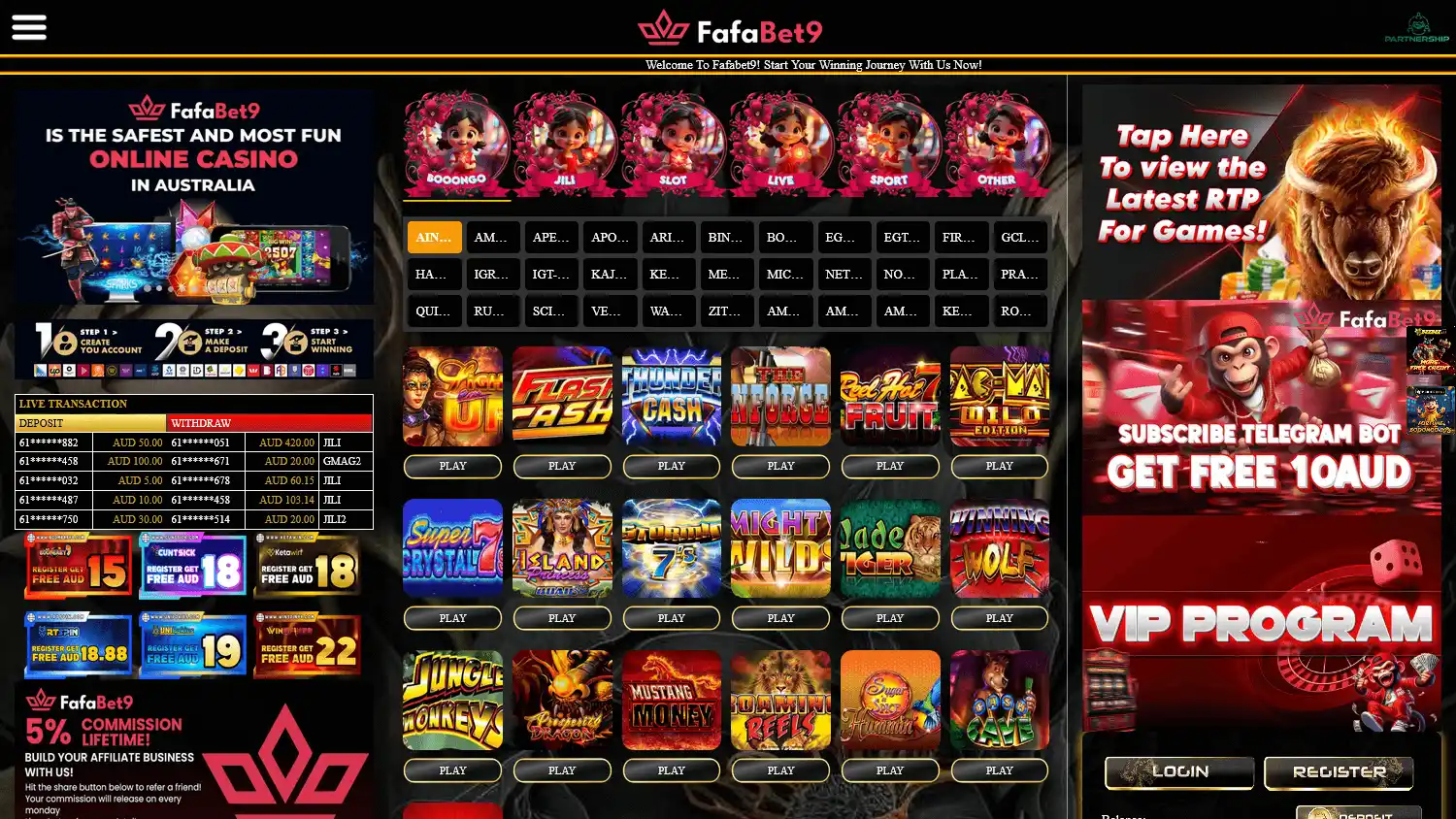 FafaBet9 Casino screenshot 2